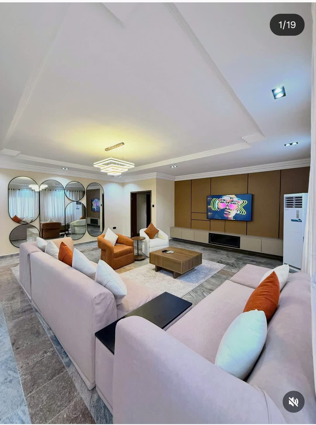 TASTEFULLY FURNISHED THREE BEDROOM APARTMENT IN WUSE 2, ABUJA.