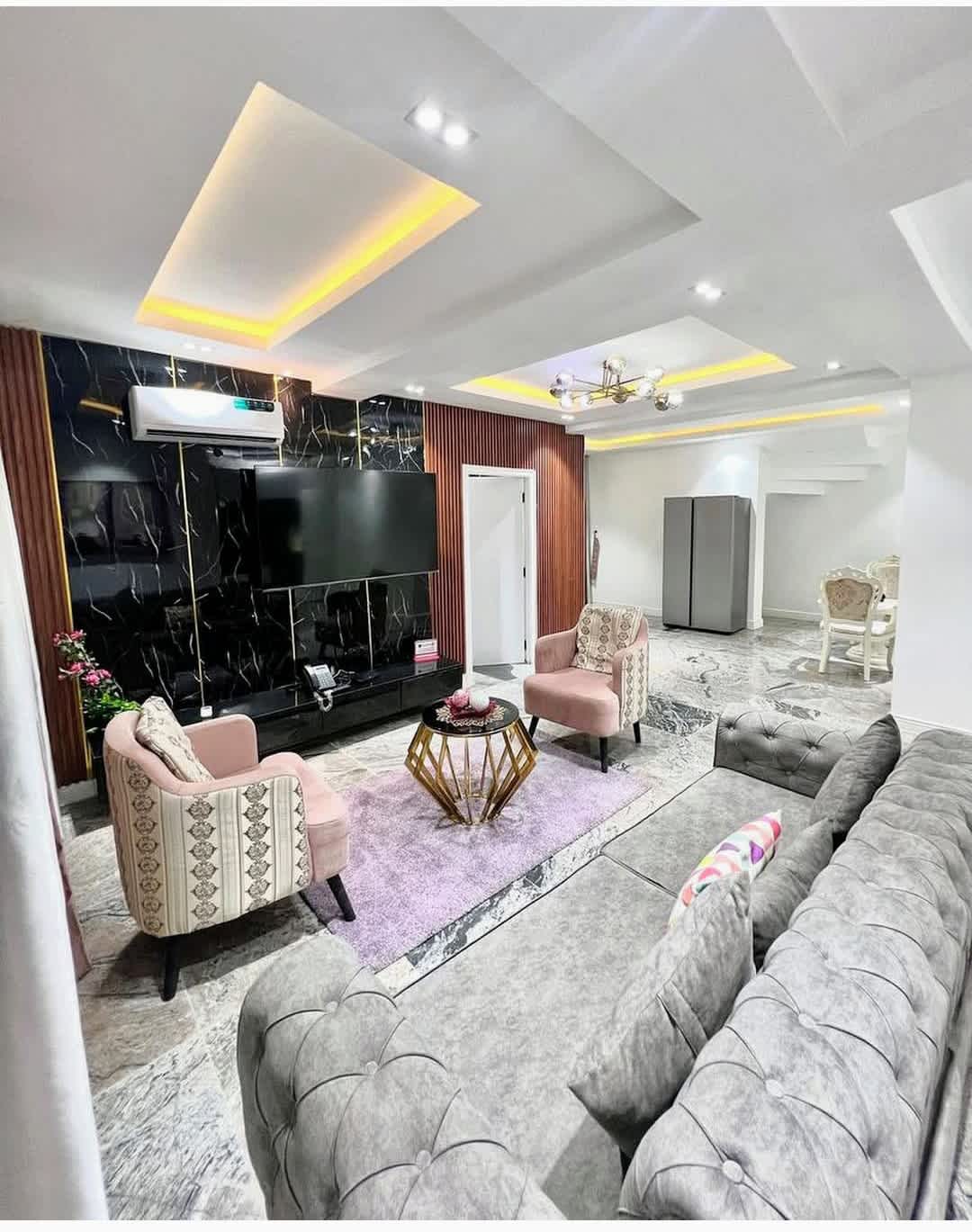 BEAUTIFUL FURNISHED AND LUXURIOUS TWO BEDROOM APARTMENT IN KATAMPE, ABUJA.
